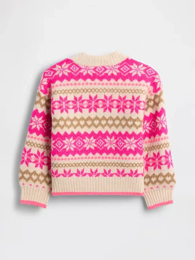 Fair Isle-tröja för Baby & Småbarn