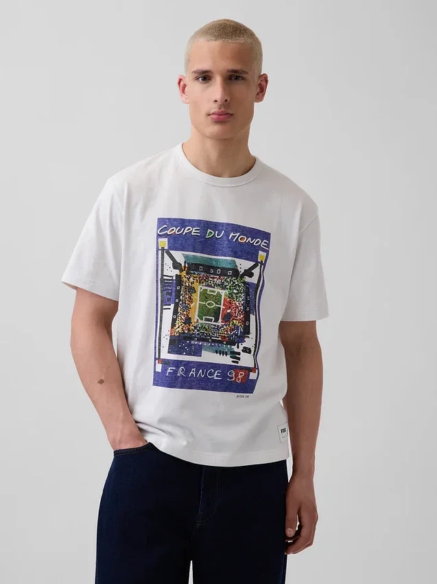 FIFA World Cup™ T-shirt med grafiskt tryck i avslappnad passform