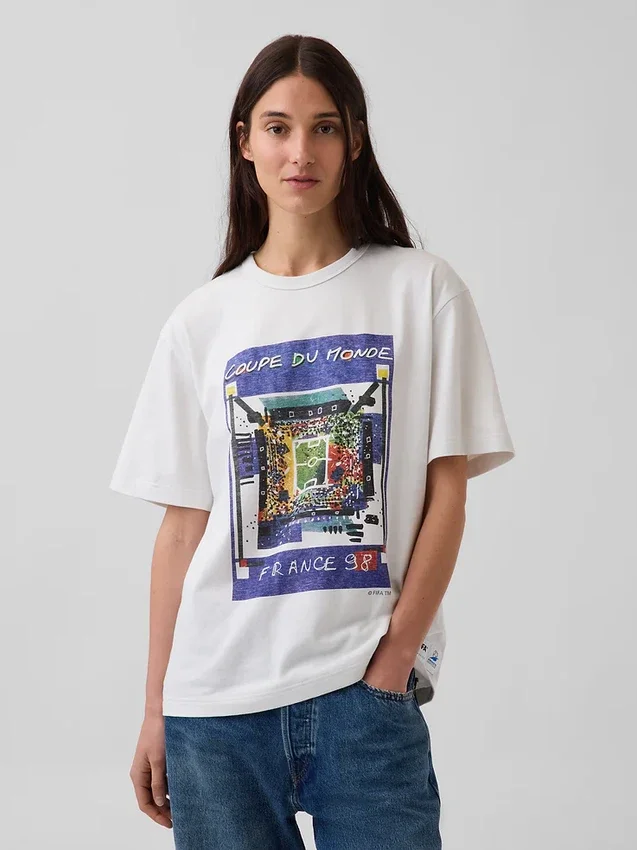 FIFA World Cup™ T-shirt med grafiskt tryck i avslappnad passform