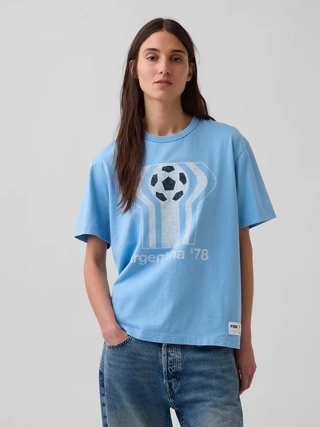 FIFA World Cup™ T-shirt med grafiskt tryck i avslappnad passform