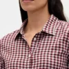 Figursydd rutig flanellskjorta