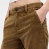Flarebyxor i corduroy med medelhög midja