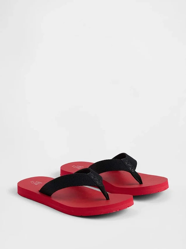 Flip-flops i canvas för barn