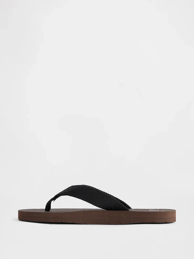Flip-flops i canvas för barn