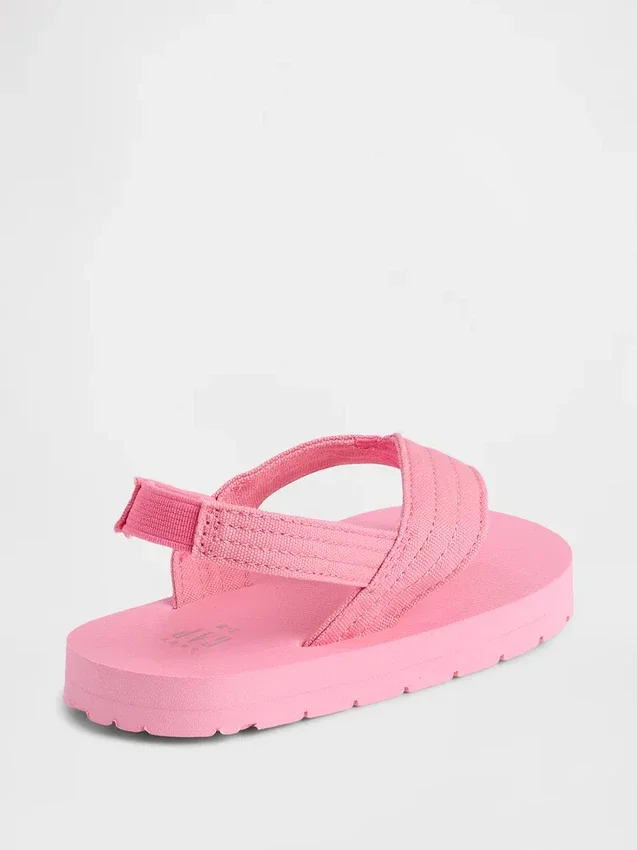 Flip-flops i canvas för småbarn
