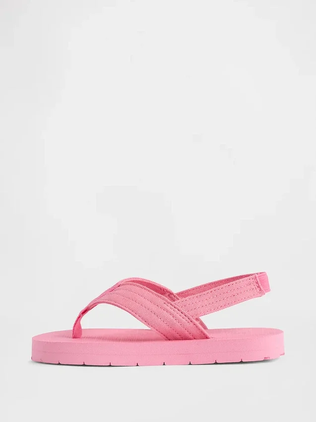 Flip-flops i canvas för småbarn