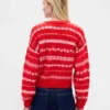 Fluffig, oversized tröja med rund hals
