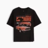 Formel 1-T-shirt i oversized-modell med tryck för barn