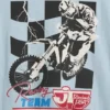 Formel 1-T-shirt i oversized-modell med tryck för barn