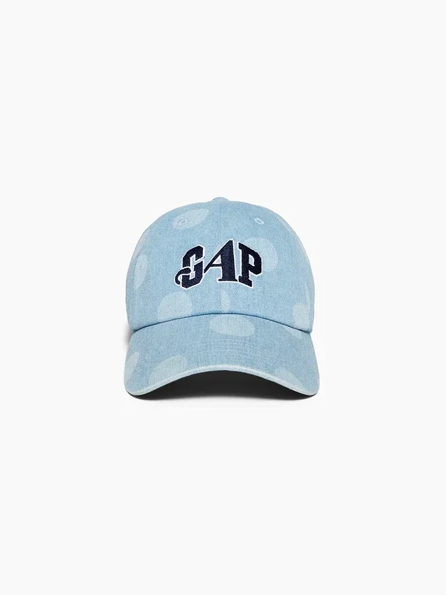 GAP × Awake Ny prickig baseballkeps i denim