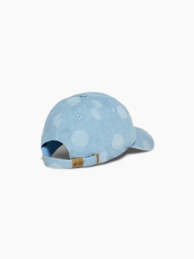 GAP × Awake Ny prickig baseballkeps i denim