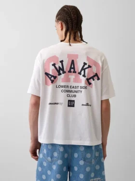 Gap × Awake Ny T-shirt med avslappnad logotyp