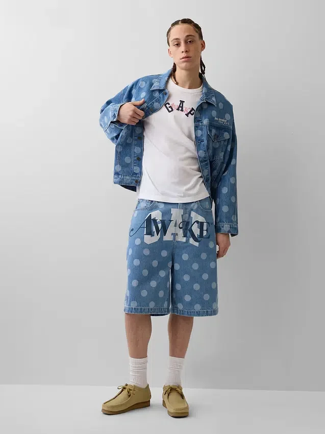 Gap × Awake Ny T-shirt med avslappnad logotyp