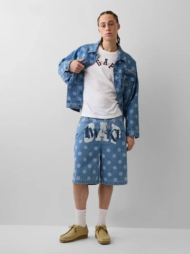 Gap × Awake Ny T-shirt med avslappnad logotyp