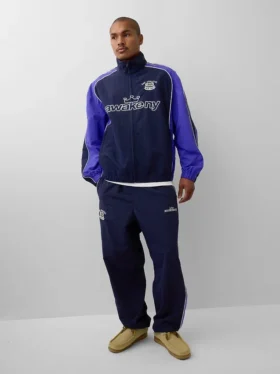 GAP × Awake Ny återvunnen oversized träningsjacka