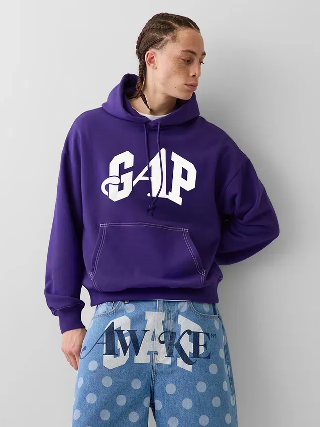 Gap × Awake Ny tjock hoodie i oversized-modell med logo