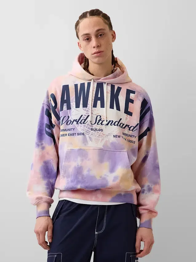 Gap × Awake Ny tjock hoodie i oversized-modell med logo