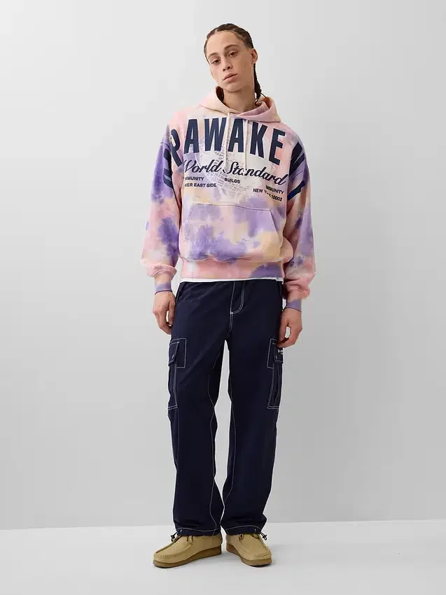Gap × Awake Ny tjock hoodie i oversized-modell med logo