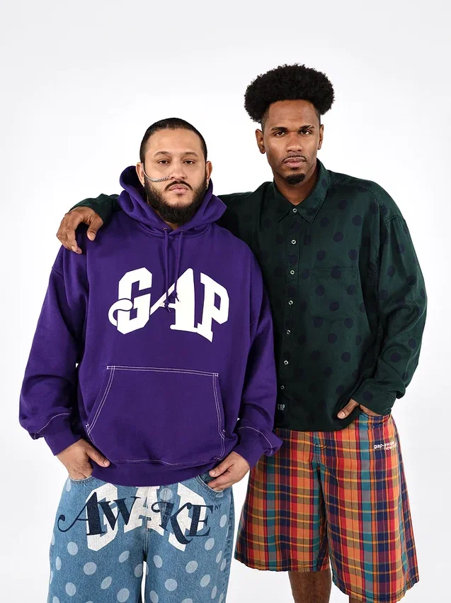 Gap × Awake Ny tjock hoodie i oversized-modell med logo
