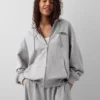 Gap × Awake Ny Tjock, oversized hoodie med logotyp och dragkedja