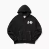 Gap × Awake Ny Tjock, oversized hoodie med logotyp och dragkedja