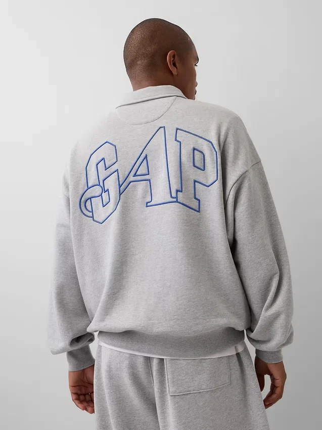 GAP × Awake Ny Tjock, oversized tröja med kvartslås