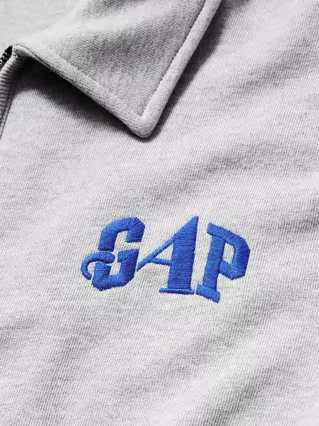 GAP × Awake Ny Tjock, oversized tröja med kvartslås