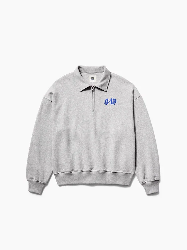 GAP × Awake Ny Tjock, oversized tröja med kvartslås