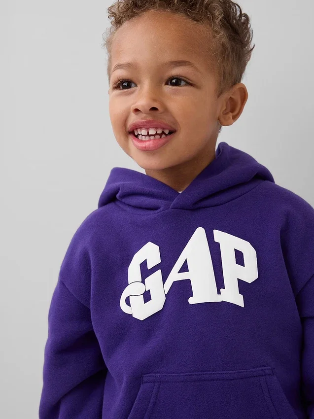 GAP × Awake Ny Vintagesoft-hoodie med logotyp för småbarn