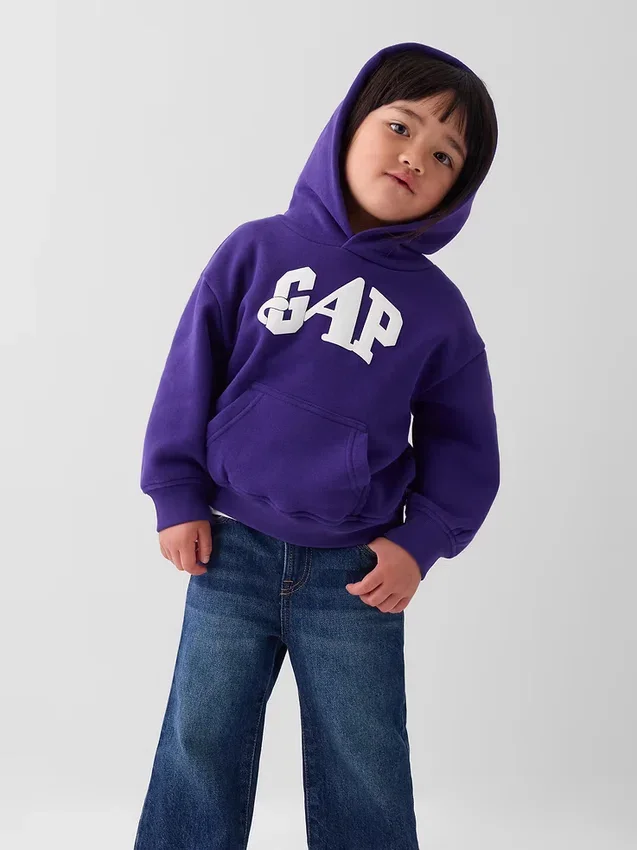 GAP × Awake Ny Vintagesoft-hoodie med logotyp för småbarn