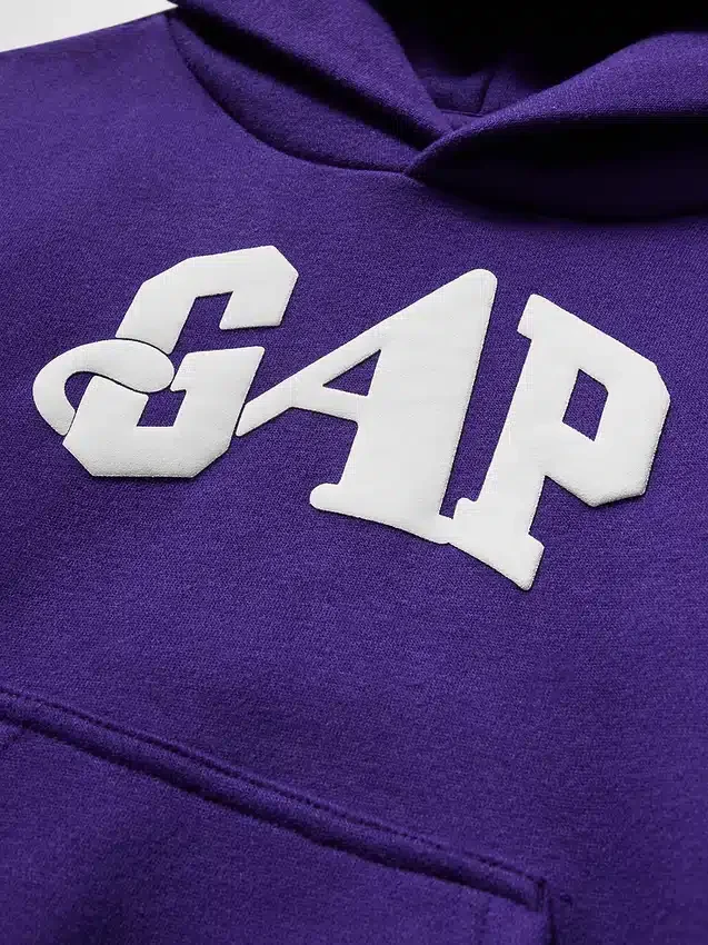 GAP × Awake Ny Vintagesoft-hoodie med logotyp för småbarn