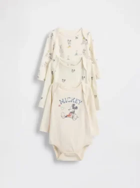 GAP × Disney Baby bodysuit i ekologisk bomull (3-pack)