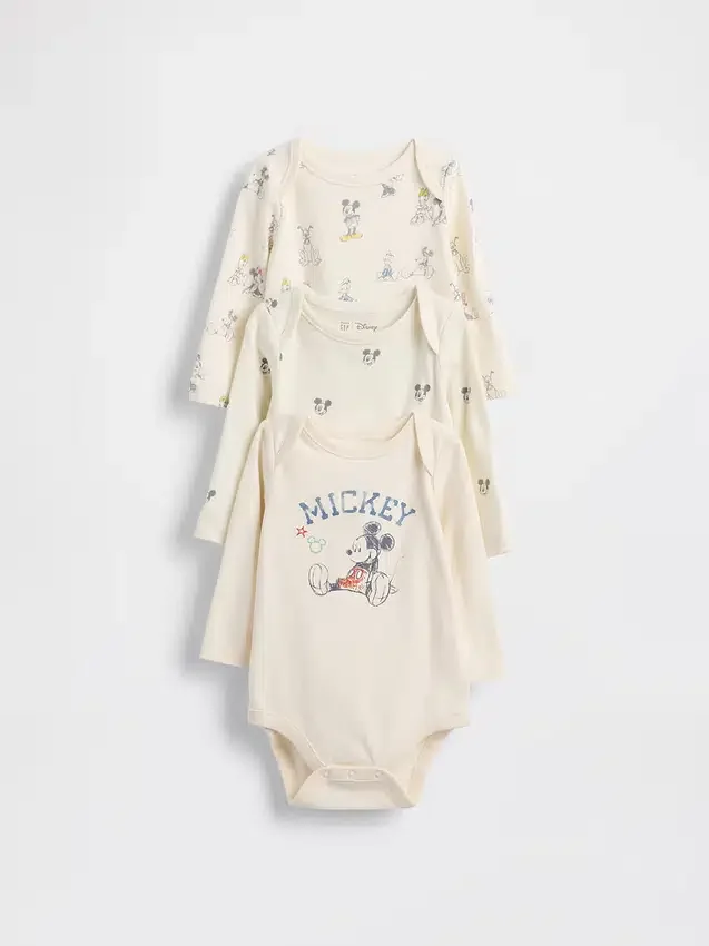 GAP × Disney Baby bodysuit i ekologisk bomull (3-pack)