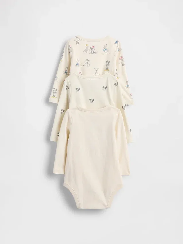 GAP × Disney Baby bodysuit i ekologisk bomull (3-pack)