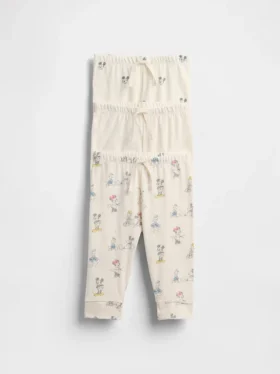 Gap × Disney Baby byxor i ekologisk bomull med dragkedja (3-pack)