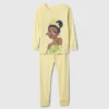 GAP × Disney Baby pyjamas-set i ekologisk borstad bomull med prinsessmotiv