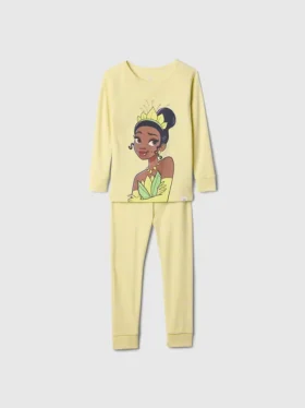 GAP × Disney Baby pyjamas-set i ekologisk borstad bomull med prinsessmotiv