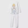 GAP × Disney Baby pyjamas-set i ekologisk borstad bomull med prinsessmotiv