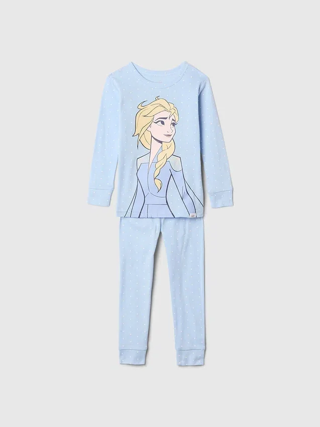 GAP × Disney Baby pyjamas-set i ekologisk borstad bomull med prinsessmotiv