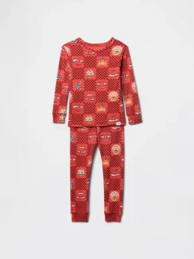 GAP × Disney Baby & Småbarn Cars pyjamas-set i ekologisk borstad bomull