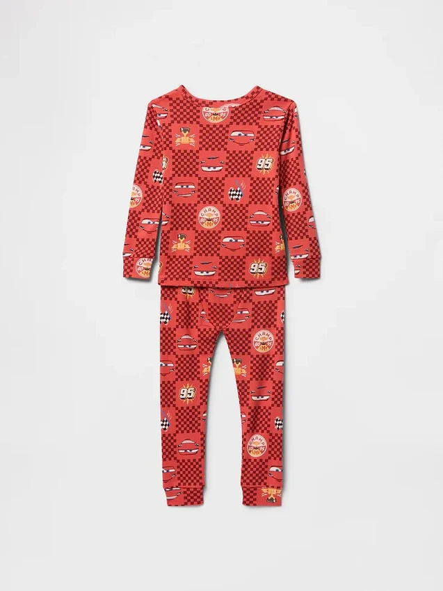 GAP × Disney Baby & Småbarn Cars pyjamas-set i ekologisk borstad bomull