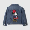 GAP × Disney Baby & Småbarn Minnie Mouse Icon-jeansjacka