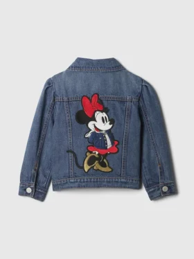 GAP × Disney Baby & Småbarn Minnie Mouse Icon-jeansjacka