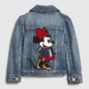 GAP × Disney Baby & Småbarn Minnie Mouse Icon-jeansjacka