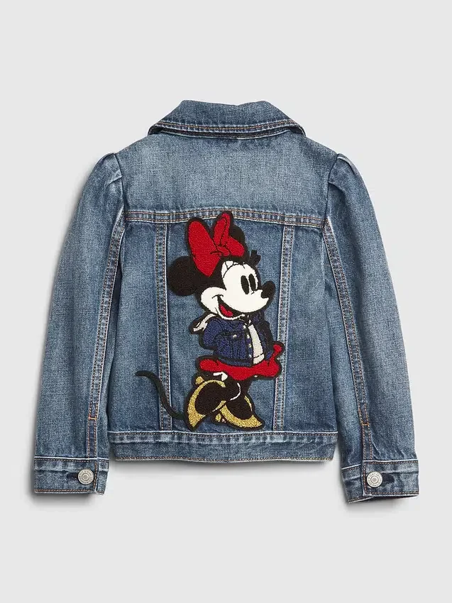 GAP × Disney Baby & Småbarn Minnie Mouse Icon-jeansjacka