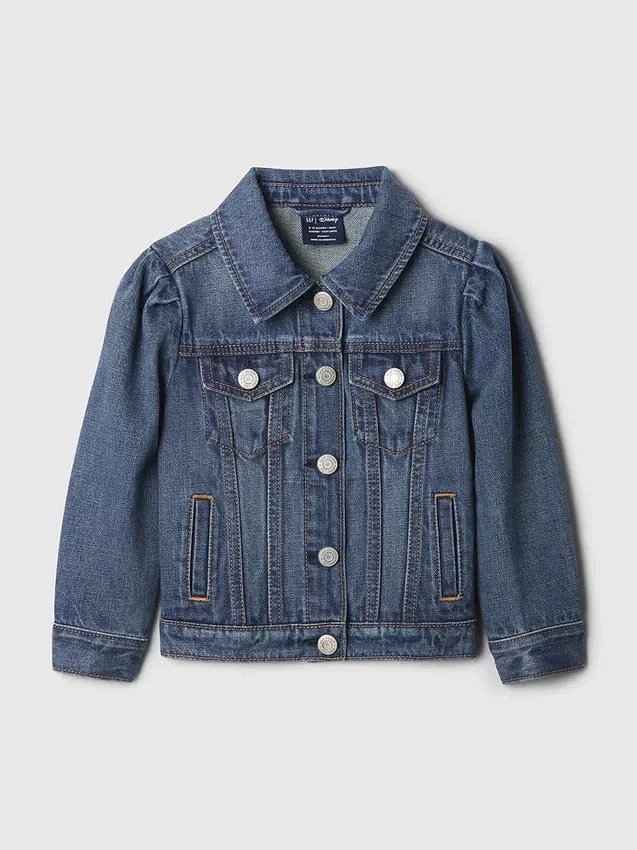 GAP × Disney Baby & Småbarn Minnie Mouse Icon-jeansjacka