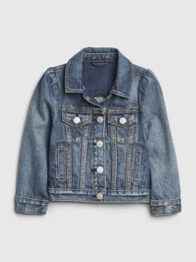 GAP × Disney Baby & Småbarn Minnie Mouse Icon-jeansjacka