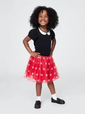 GAP × Disney Baby & Småbarn Minnie Mouse-klänning i tyll
