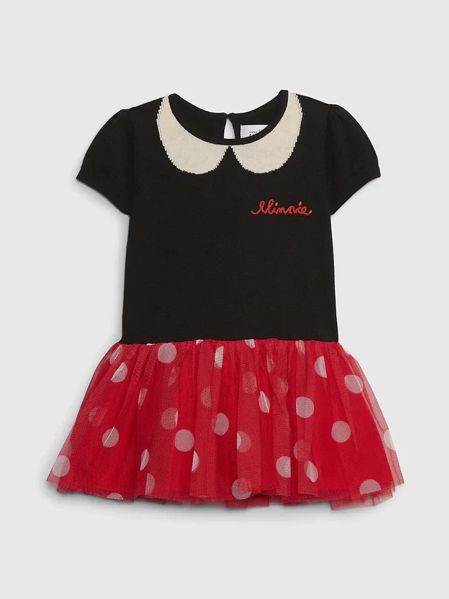 GAP × Disney Baby & Småbarn Minnie Mouse-klänning i tyll