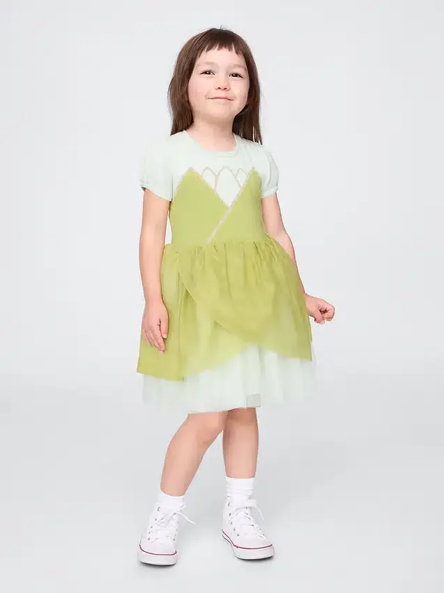 Gap × Disney Baby & Småbarn – Prinsessan Tiana-klänning i tyll